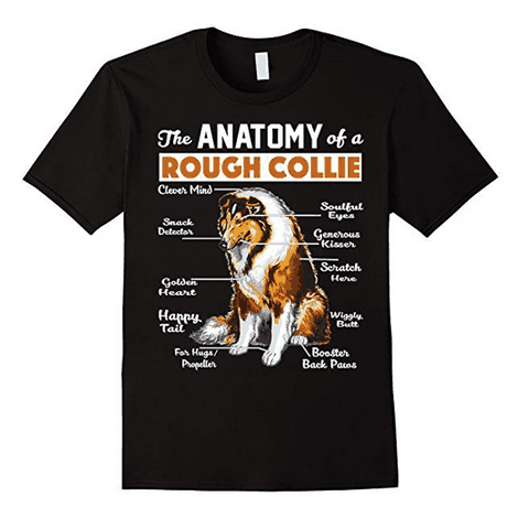 Anatomy of a rough collie shirt