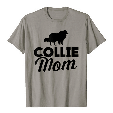 Collie mom tshirt
