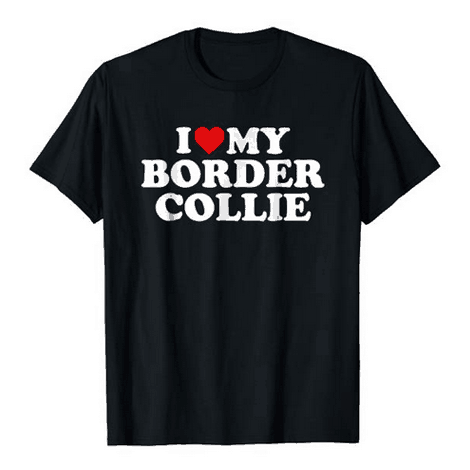 I Love my Border Collie Shirt