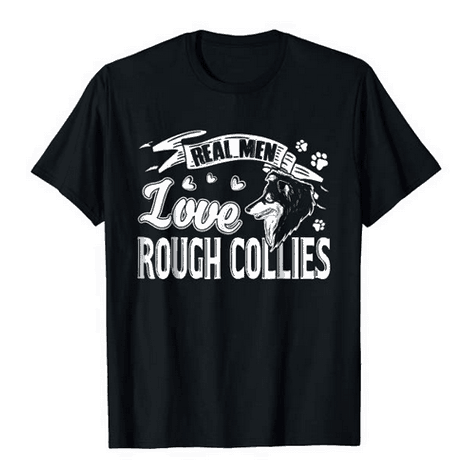 Real men love collies shirt