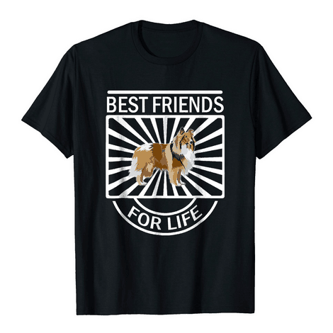 Best friends for life collie shirt