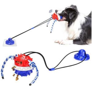 dog suction tug of war toy